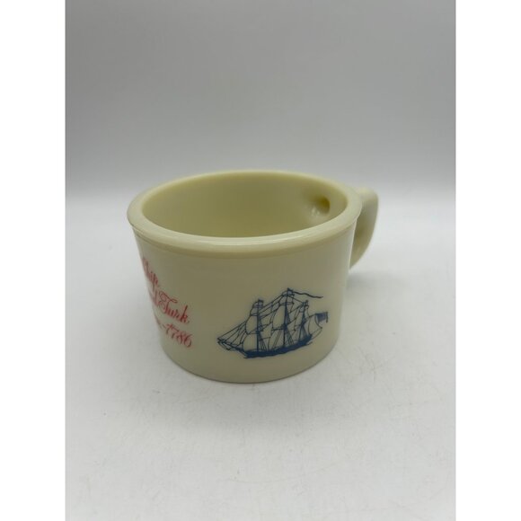 Vintage Shulton Old Spice Shaving Mug Milk Glass Mug - Picture 1 of 8